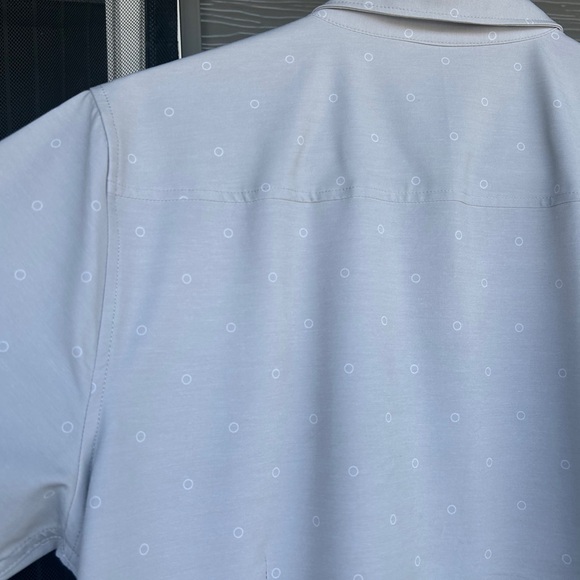 Vuori Light Gray Casual Button Down Shirt - Picture 7 of 9